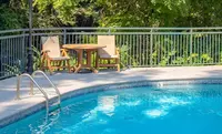 swimming pool at Old Creek Lodge in Gatlinburg