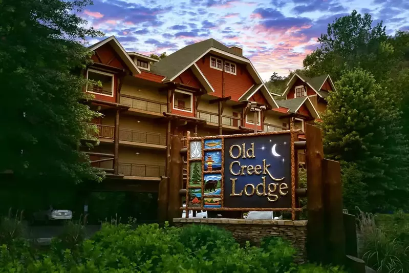 exterior of old creek lodge