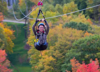 Cloud Catcher Zipline at Ober Mountain